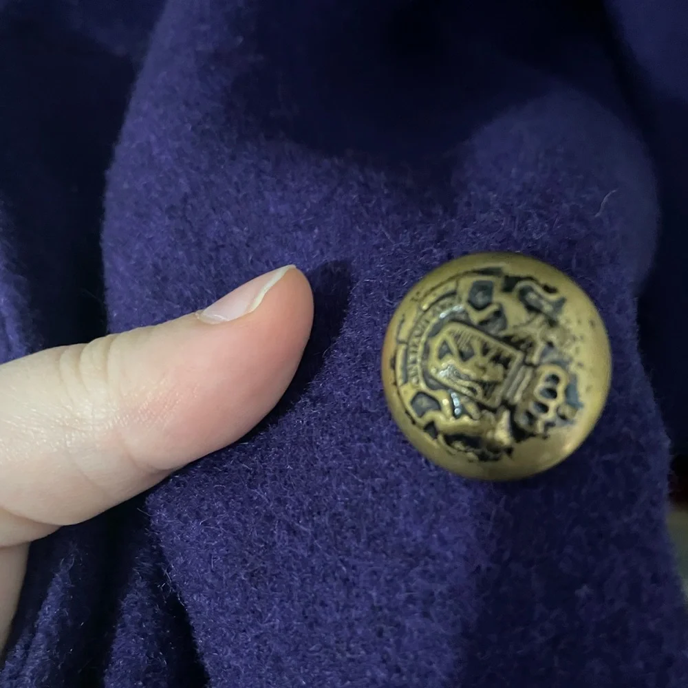 Women's Purple Coat - Picture 4 of 5